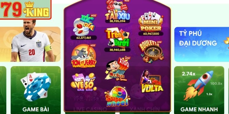 79KING Game - Trải Nghiệm Kho Trò Chơi Đa Dạng Và Hấp Dẫn