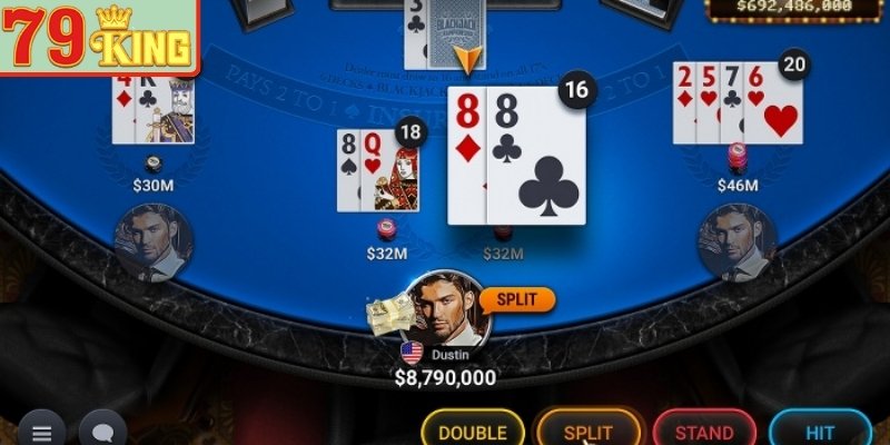 Blackjack 79KING - Hướng Dẫn Luật Chơi Và Chiến Thuật Đạt 21 Điểm