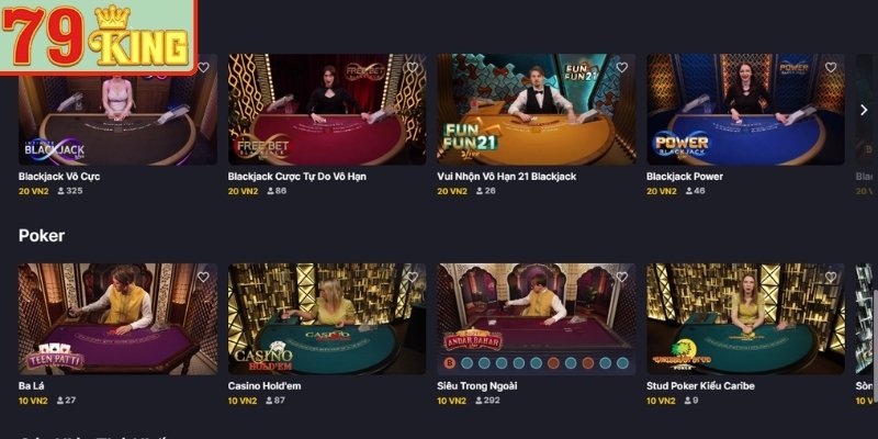 Casino 79KING - Trải Nghiệm Casino Trực Tuyến Hấp Dẫn