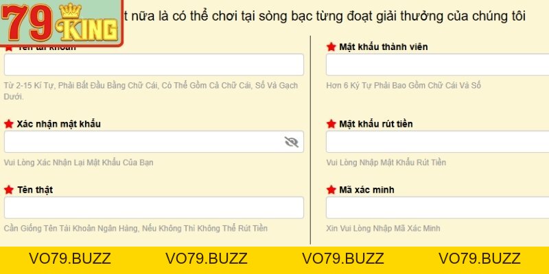 Đăng Ký 79KING Hướng Dẫn Chi Tiết Từ A-Z Cho Người Mới