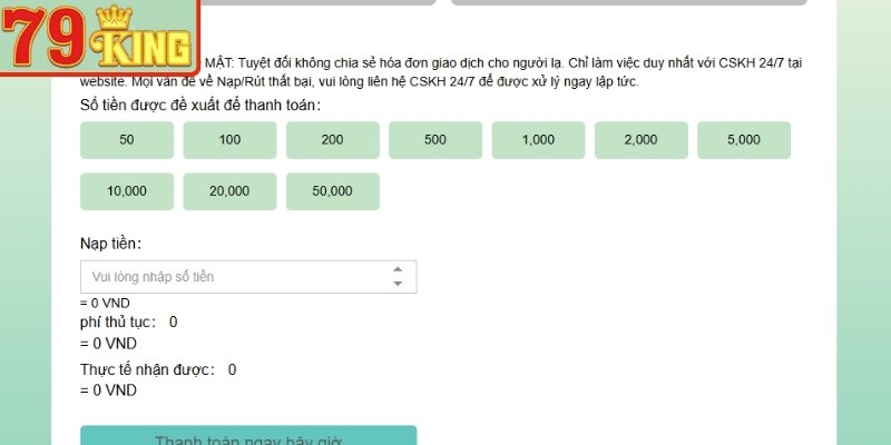 Điều Khoản Và Điều Kiện 79KING Thành Viên Cần Nắm Rõ