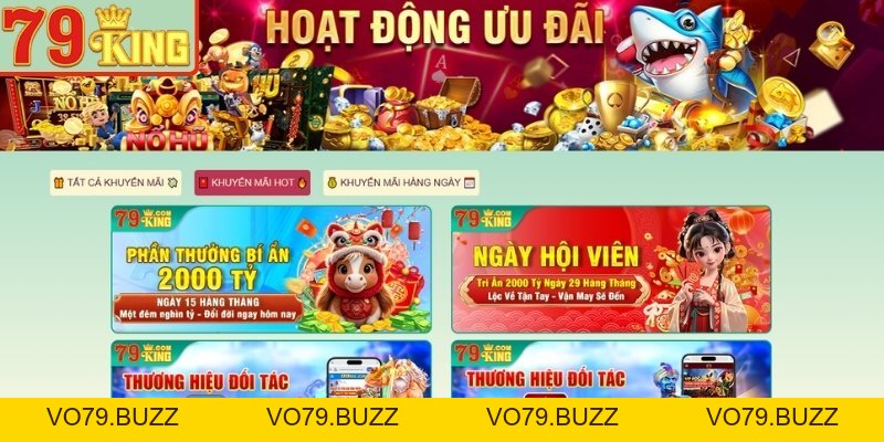 Khuyến Mãi 79KING - Cập Nhật Đầy Đủ Ưu Đãi Hấp Dẫn