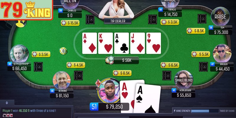 Poker Là Gì? Hướng Dẫn Cách Chơi Luật Chơi Từ A Đến Z Tại 79KING