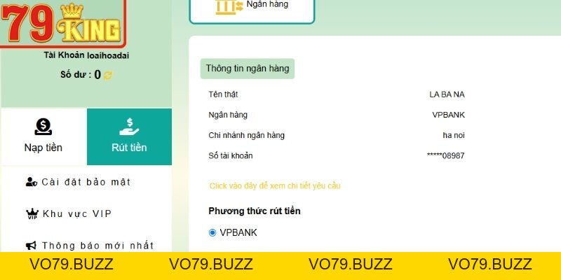 Rút Tiền 79KING Với Hướng Dẫn Từ A-Z Cho Người Mới